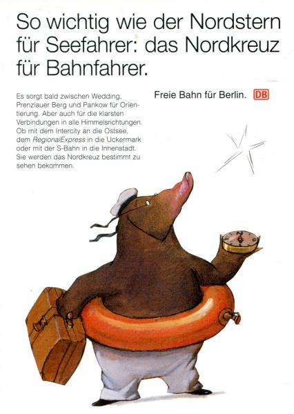 AK Max Maulwurf So wichtig wie der Nordstern für Seefahrer ist das Nordkreuz für Bahnfahrer