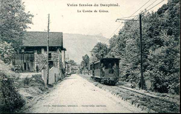 AK Voies ferrees du Dauphine La Combe de Gieres
