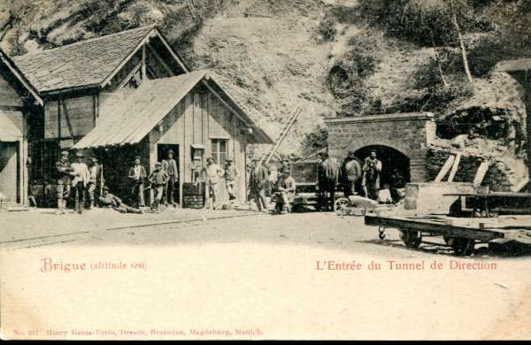 AK Brigue  Entree du Tunnel de Direction