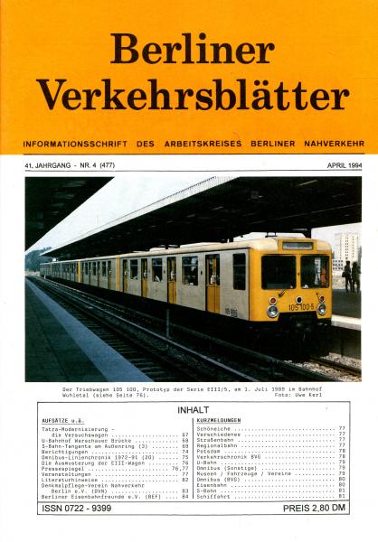 Berliner Verkehrsblätter 04 / 1994