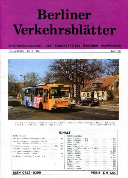 Berliner Verkehrsblätter 05 / 1990