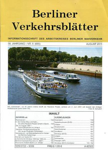 Berliner Verkehrsblätter 08 / 2011
