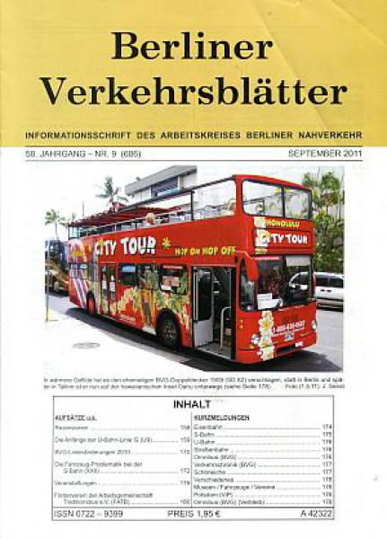 Berliner Verkehrsblätter 09 / 2011
