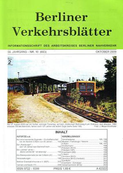 Berliner Verkehrsblätter 10 / 2009