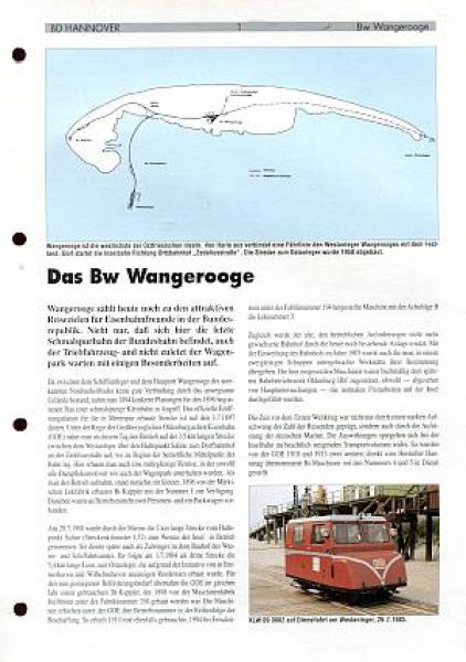 Das Bw Wangerooge