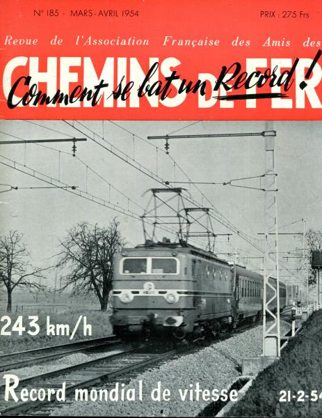 Chemins de Fer No 185 3-4 1954