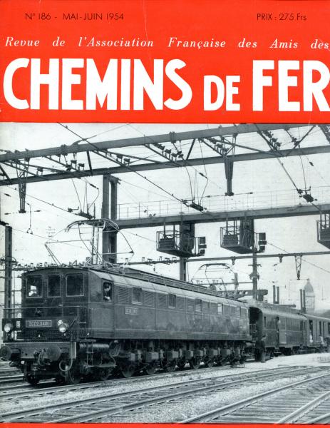 Chemins de Fer No 186 5-6 1954