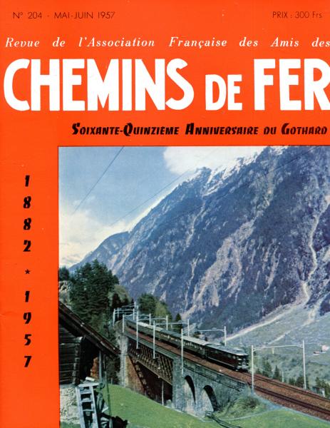 Chemins de Fer No 204 5-6 1957