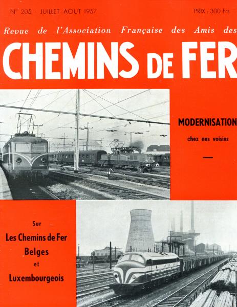 Chemins de Fer No 205 7-8 1957