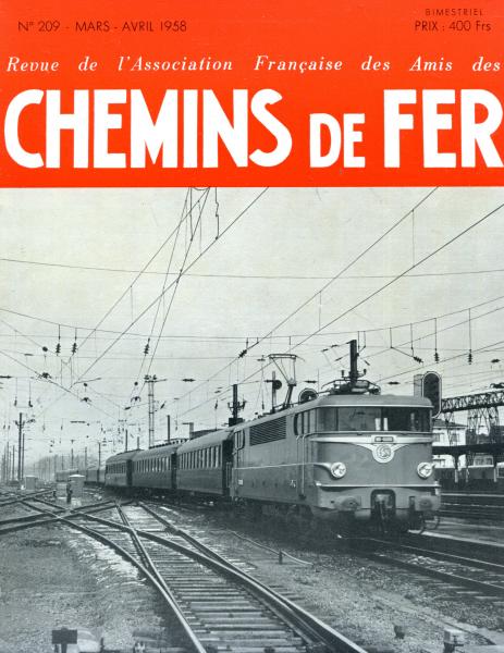 Chemins de Fer No 209 3-4 1958