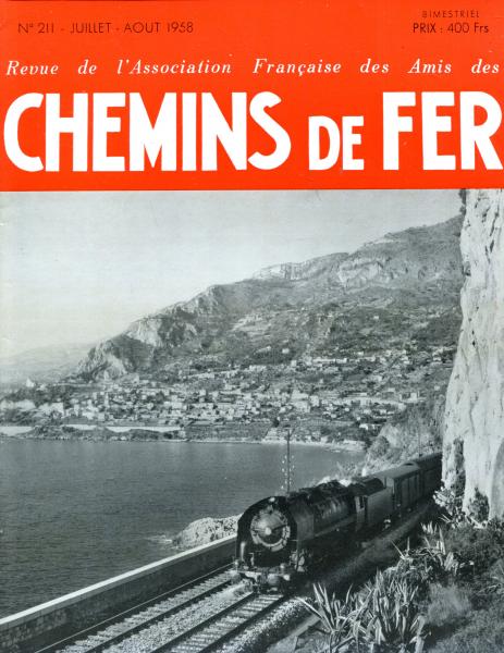 Chemins de Fer No 211 7-8 1958