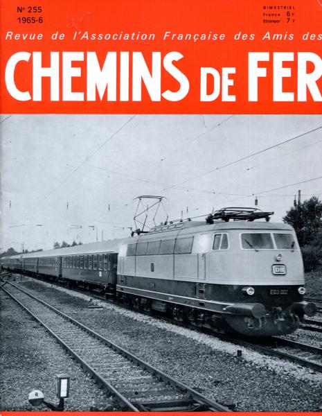 Chemins de Fer No 255 1965 / 6