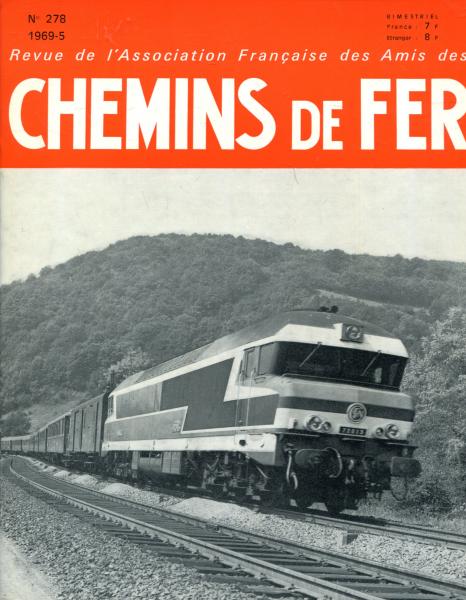 Chemins de Fer No 278 1969 / 5