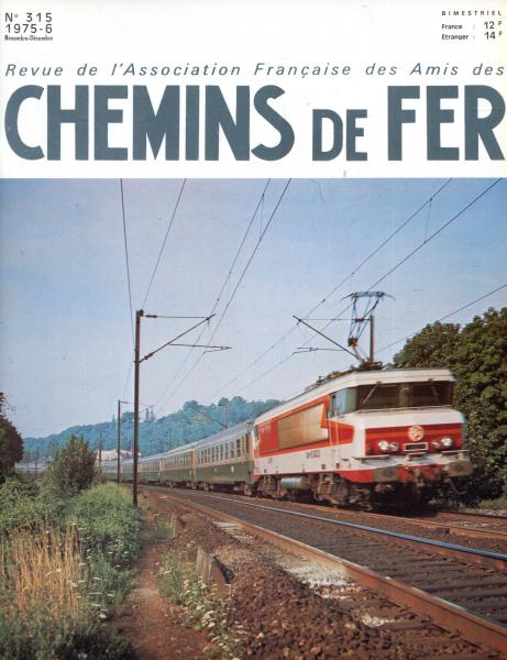 Chemins de Fer No 315 1975 / 6