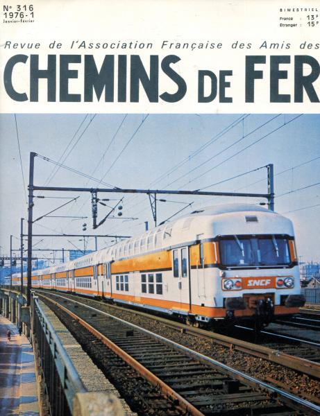 Chemins de Fer No 316 1976 / 1