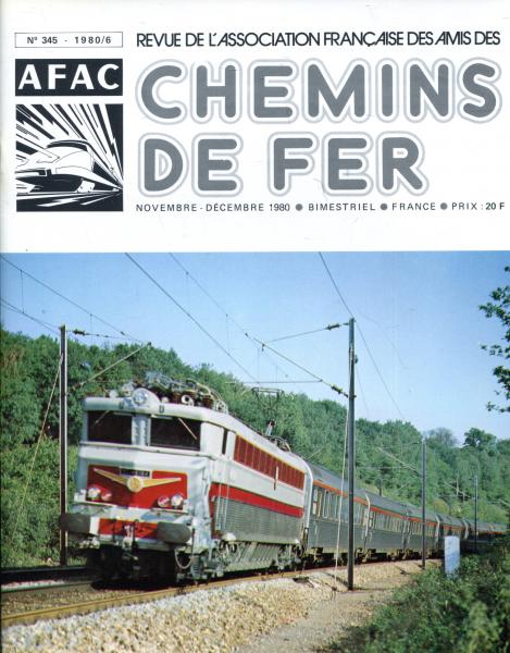 Chemins de Fer No 345 1980 / 6