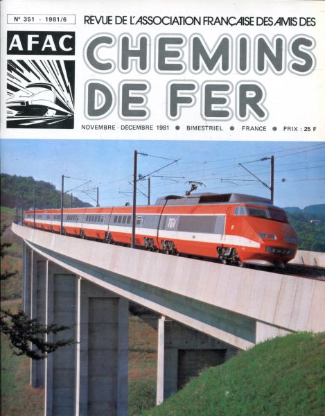 Chemins de Fer No 351 1981 / 6