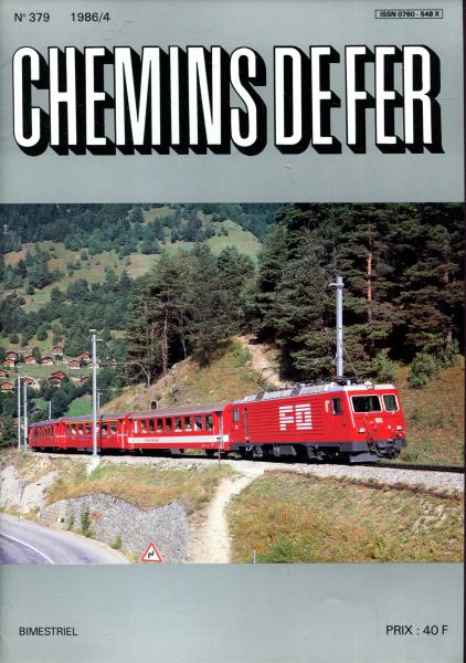 Chemins de Fer No 379 1986 / 4