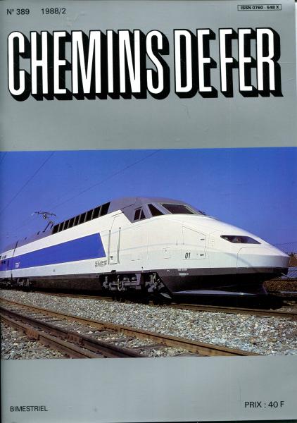 Chemins de Fer No 389 1988 / 2