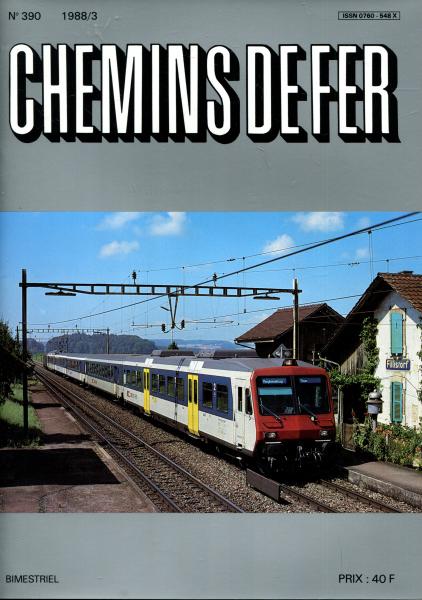 Chemins de Fer No 390 1988 / 3