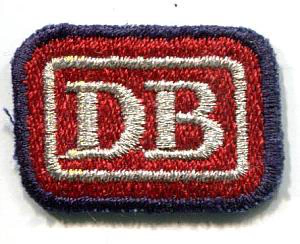 Aufnäher DB 3,5 x 2,5 cm
