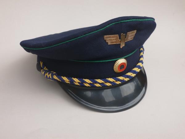 DR Mütze 2 grüne Biesen neues Flügelrad Größe 59