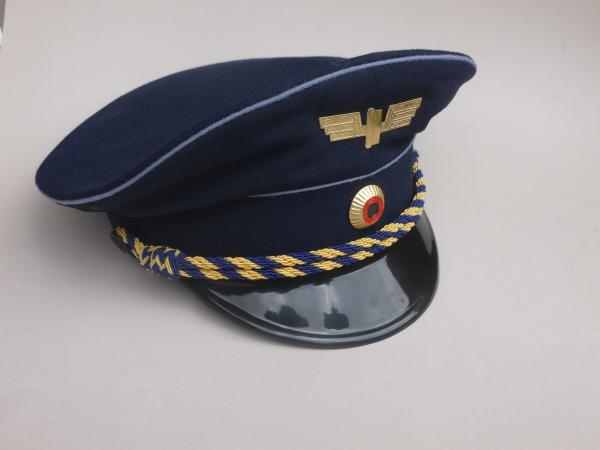 DR Mütze 2 graue Biesen neues Flügelrad Größe 57