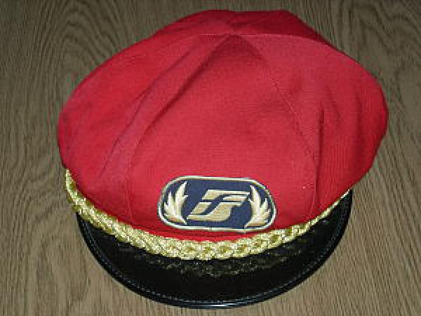 Dienstmütze FS Italien Rot Größe 60 Kordel Goldfarben