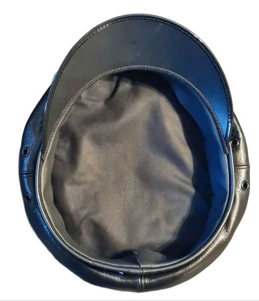 Lokführermütze Schirmmütze echt Leder Deutsche Reichsbahn