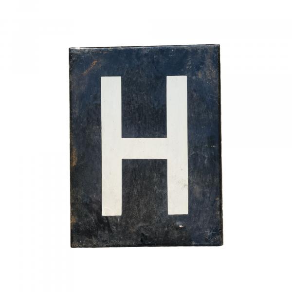 Haltetafel Ne 5 Emaille gefalzt