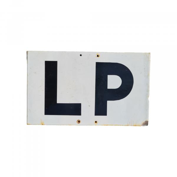 Schild Läuten Pfeifen Emaille flach