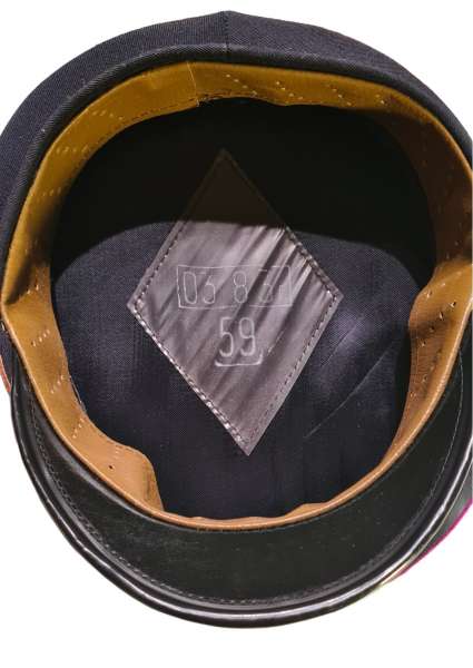 Dienstmütze Polen PKP Größe 59 lila Biese