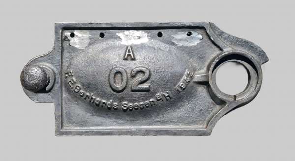 Achslagerdeckel F. E. Gerhards Seesen a/H 1942