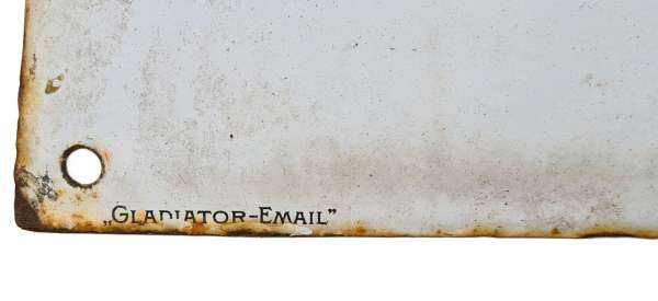 Emailleschild Posten 62