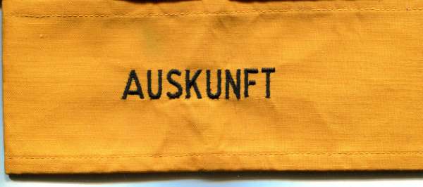 Armbinde Auskunfr