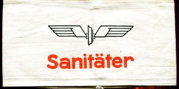 Armbinde Flügelrad Sanitäter