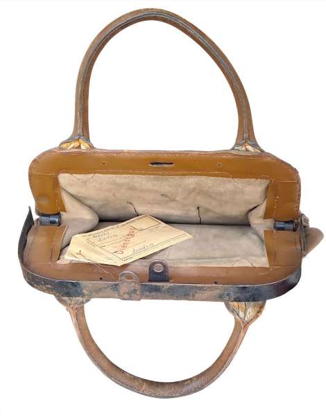 Geldtasche/ Werttasche Leder