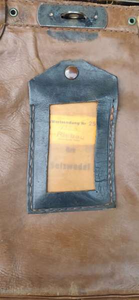 Geldtasche/ Werttasche Leder