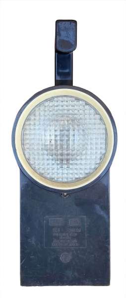 Wärterlampe/ Handlampe schwarz für Wagenmeister Bundesbahn