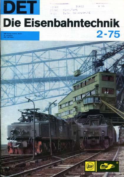 Die Eisenbahntechnik Heft 02 / 1975