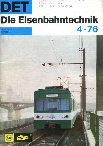 Die Eisenbahntechnik Heft 04 / 1976