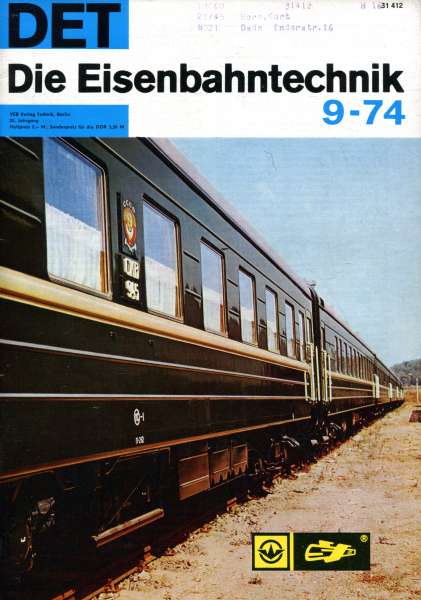 Die Eisenbahntechnik Heft 09 / 1974