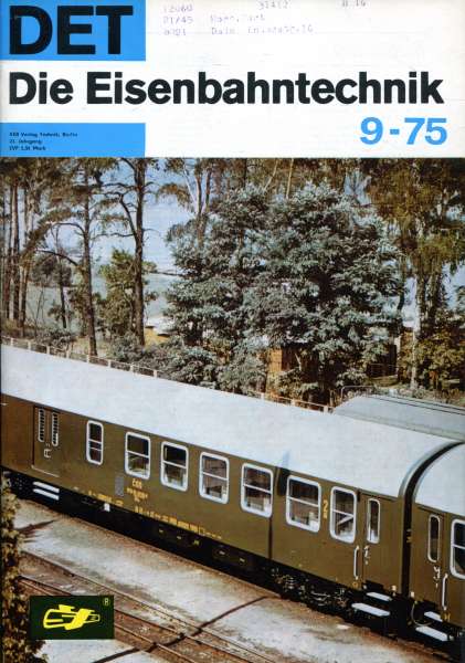 Die Eisenbahntechnik Heft 09 / 1975