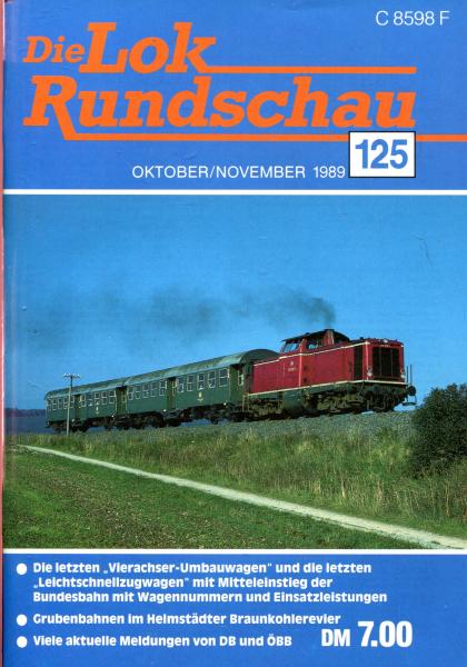 Die Lokrundschau Heft 125 Oktober / November 1989