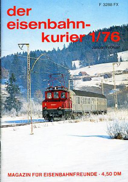 Eisenbahn Kurier Heft 01 / 1976