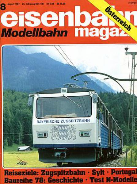 Eisenbahn Magazin 08 / 1987