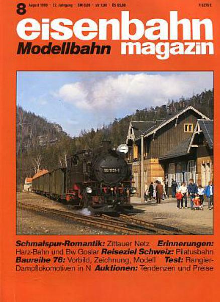 Eisenbahn Magazin 08 / 1989