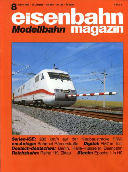 Eisenbahn Magazin Heft 08 / 1990