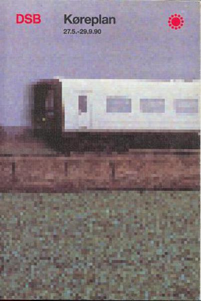 DSB Kursbuch Dänemark 1990