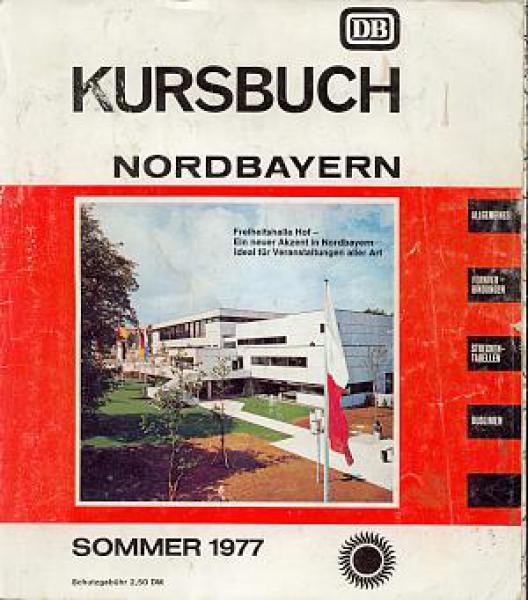 Kursbuch Nordbayern 1977